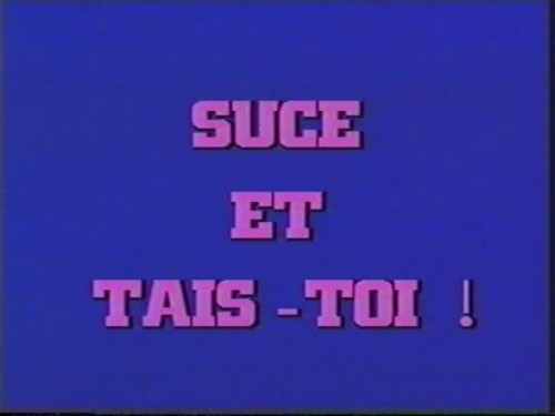 Suce et tais-toi (1986) cover