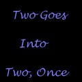 Two Goes Into Two Once (1970) cover