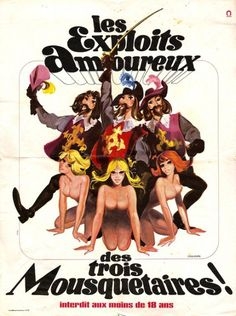 The Erotic Adventures of the Three Musketeers (1992) cover